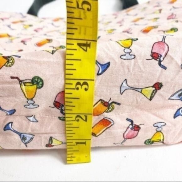 Martini’s Daquiri’s & Fun  cocktails fabric tote bag - Picture 8 of 9